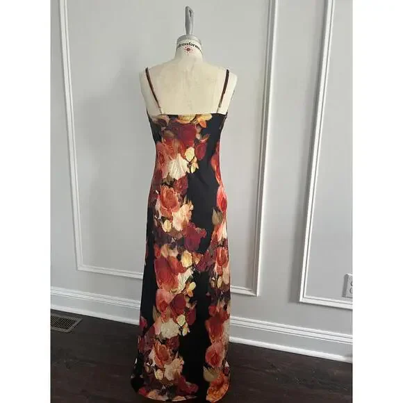 Anthropologie x Resa - Floral Print Maxi Dress with Spaghetti Straps, Size M - Picture 9 of 13